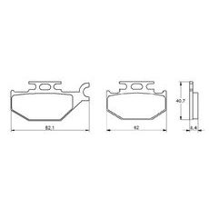 Zavorne obloge ACCOSSATO AGPA114 OR