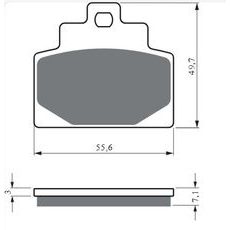 Zavorne obloge GOLDFREN 421 S33 STREET REAR