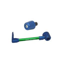 Lever guard in aluminium + right end ACCOSSATO DE005 with green hose and joint levi