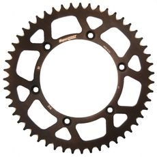 Aluminijasti zadnji verižnik (zobnik) SUPERSPROX RAL-1512:51-BLK črna 51T, 520