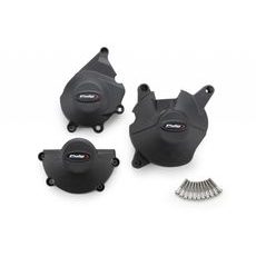 Engine covers PUIG Track for Championship 22005N črna included 3 covers