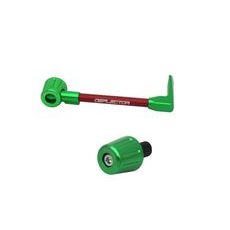Lever guard in aluminium + left end ACCOSSATO DE004 with red hose and joint right