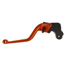 Clutch Lever ACCOSSATO ESC037 fixed CNC-worked aluminium, orange