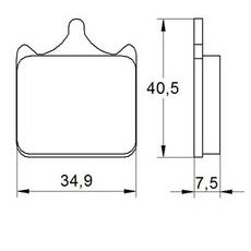 Zavorne obloge ACCOSSATO AGPA112 EV2