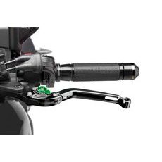 Clutch lever without adapter PUIG 260NV poklopna (foldable) black/green