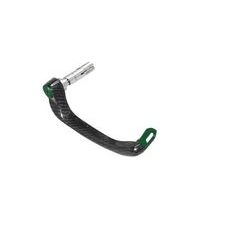 Lever guard ACCOSSATO "Ultra-Light" DE011 with green eyelet and insert right, carbon