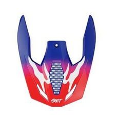 Helmet peak SHOT FURIOUS KID BEAST A05-21OC-DK1-P01 blue / red glossy