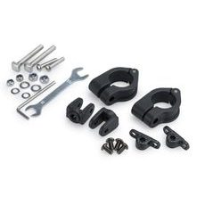 Clamp set PUIG 21788N 25,5 mm črna