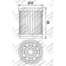 Oljni filter CHAMPION COF043 100609635