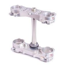 Triple clamp X-TRIG ROCS TECH 40101009 Srebrna