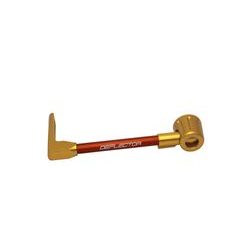 Lever guard ACCOSSATO DE002 with orange hose and joint left, aluminium