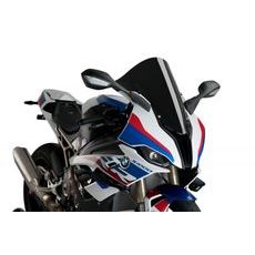 Windscreen PUIG RACING 3641N črna