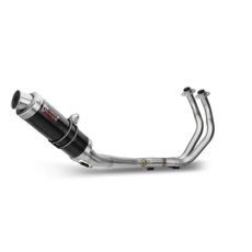 Celoten izpušni sistem 2x1 MIVV GP Y.045.LXB Steel Black d105