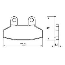 Zavorne obloge ACCOSSATO AGPA158 OR