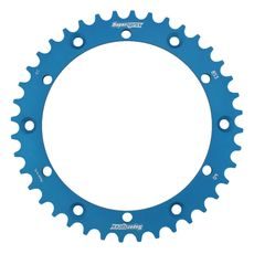 Aluminijasti zadnji verižnik (zobnik) SUPERSPROX RAL-853:40-BLU moder 40T, 520