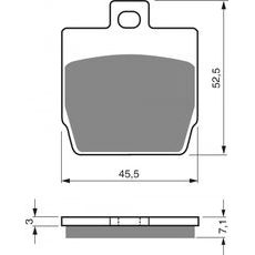 Zavorne obloge GOLDFREN 128 S3