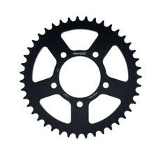 Aluminijasti zadnji verižnik (zobnik) SUPERSPROX RAL-7091:43-BLK črna 43T, 520