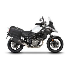 Komplet stranskih aluminijastih kovčkov z nosilci 47L SHAD TERRA BLACK SHAD SUZUKI DL 650 V-Strom