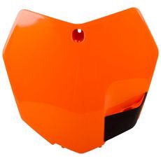 Number plate POLISPORT 8659100001 orange KTM