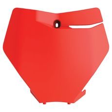Number plate POLISPORT Replica Parts 8666400006 Orange flo