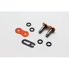 Člen za verigo ki se pritrdi s pritiskom (brez orodja) EK 520 SRO6 SKJ Orange/Silver