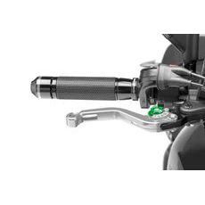 Brake lever without adapter PUIG 180PV kratka (short) silver/green