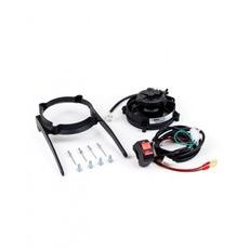 Radiator cooling fan and mounting kit SPAL EP-RFS-PLK04/16-SW with ON/OFF switch