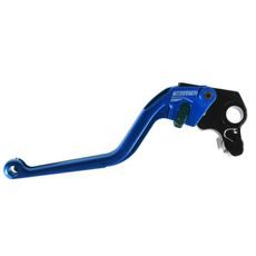Clutch Lever ACCOSSATO ESC022 fixed CNC machined aluminium, blue