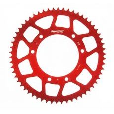 Aluminijasti zadnji verižnik (zobnik) SUPERSPROX RAL-1131:58-RED rdeč