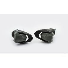 Frame sliders PUIG R19 20388N black with grey rubber