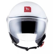Helmet MT Helmets STREET S SOLID A0 GLOSS WHITE XS