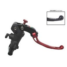 Radial brake master cylinder ACCOSSATO PC009 19 x 18 with folding lever,red