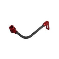 Lever guard ACCOSSATO DE006 with black hose and joint right, carbon
