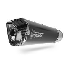 Full exhaust system 3x1 MIVV DELTA RACE Y.082.LDRB Črn