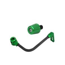 Lever guard in Carbon + left end ACCOSSATO DE009 with black hose and joint right