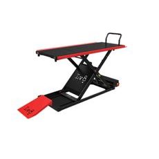 Motorcycle lift LV8 GOLDRAKE 800HC FLOOR VERSION EG800HCE.R with electro-hydraulic unit (black and red RAL 3002)