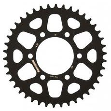 Aluminijasti zadnji verižnik (zobnik) SUPERSPROX RAL-478:42-BLK črna 42T, 520