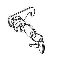 Locking system SHAD 200537R for ATV40 and ATV110