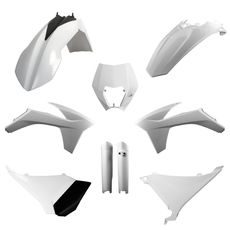 Set plastik POLISPORT 91461 White KTM