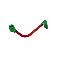 Lever guard ACCOSSATO DE001 with red hose and joint right, aluminium