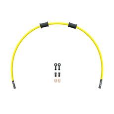 Set cevi za sklopko Venhill POWERHOSEPLUS KAW-11010CB-YE (1 cev v kompletu) Yellow hoses, black fittings
