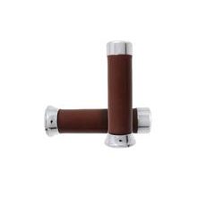Ročaji (Gripi) RMS 184170221 with chrome caps brown