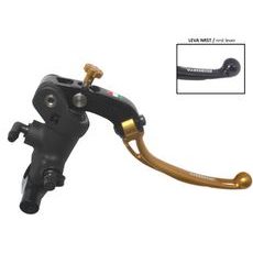 Radial brake master cylinder ACCOSSATO PC009 19 x 18 with folding lever,gold
