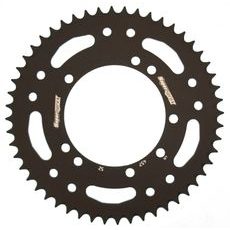 Rear ALU sprocket SUPERSPROX RAL-457:52-BLK črna 52T, 420
