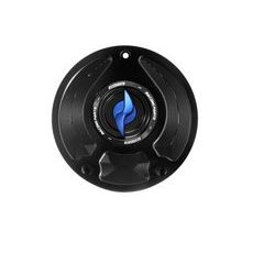 Tank filler cap ACCOSSATO FC109 for Honda motorbikes with quick release machined from billet aluminium Črn