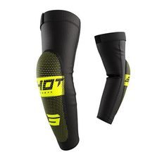 Ščitniki za komolec SHOT AIRLIGHT KID A09-26A2-A01-01 black / neon yellow S/M