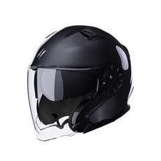 Open face helmet STORMER RIVAL black pearly 2XL