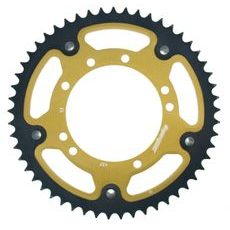 Rear sprocket SUPERSPROX STEALTH RST-457:53-GLD zlata 53T, 420