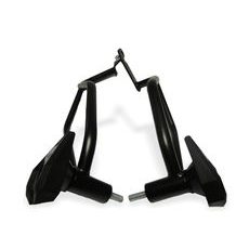 Engine guards RDMOTO CF79KD matt black with slider SL01