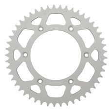 Aluminijasti zadnji verižnik (zobnik) SUPERSPROX RAL-8000:49-SLV srebrna 49T, 520